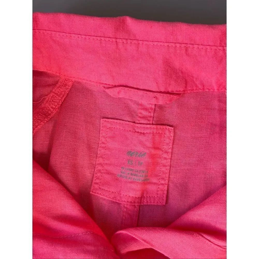 Aerie the linen blend coverup shirt lightweight oversized button down - Picture 6 of 12